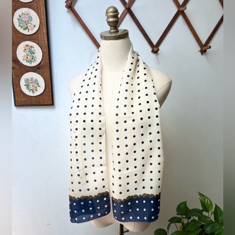 Sarah Coventry Vintage Swiss Dot Lightweight Scarf